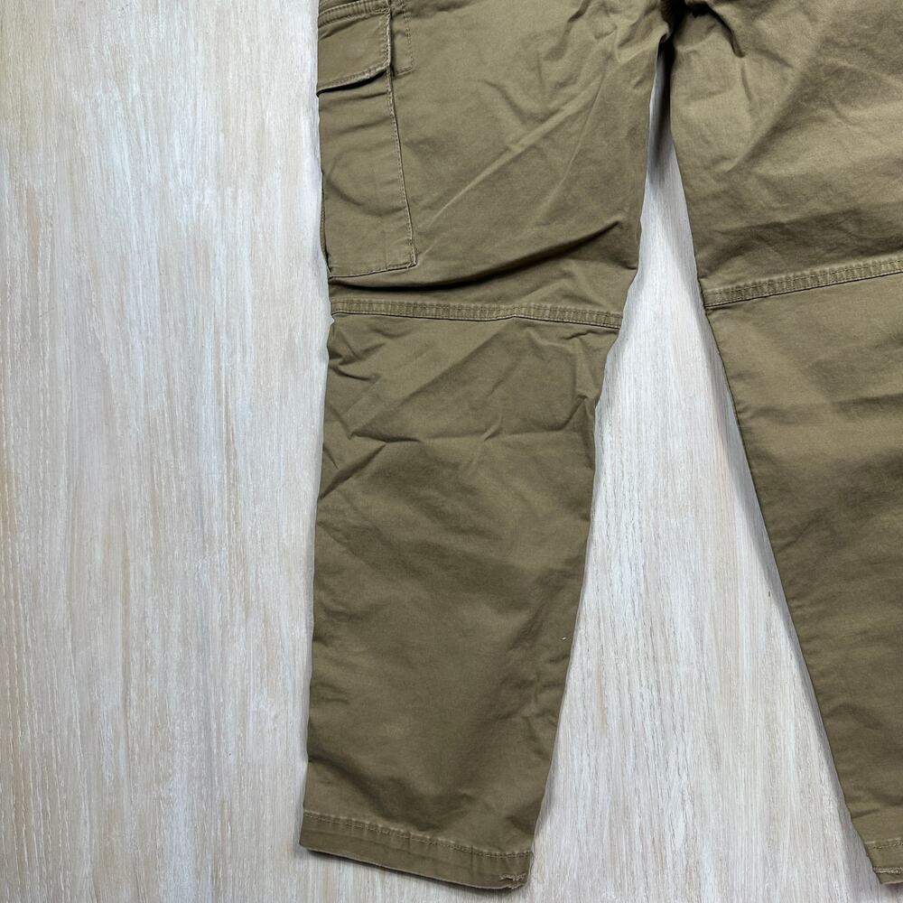 American Eagle Slimming Cargo Flex Utility Hiking Tactical Pants Khaki 32x30 - Picture 15 of 16